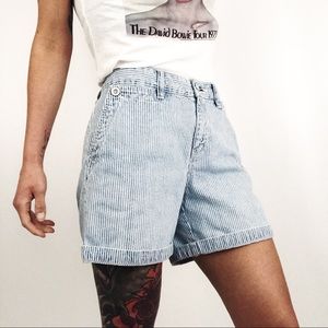 Lauren Jeans Co. Striped Cotton Shorts | Size 8